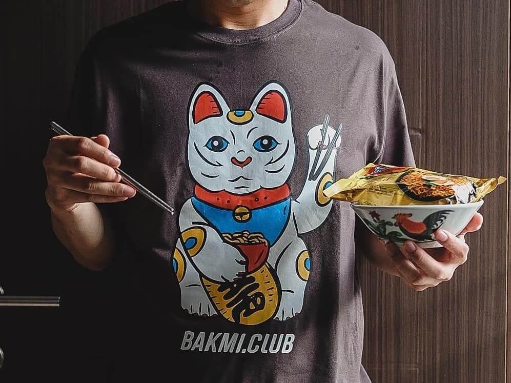 Salah satu kaos merchandise dari Bakmi Club